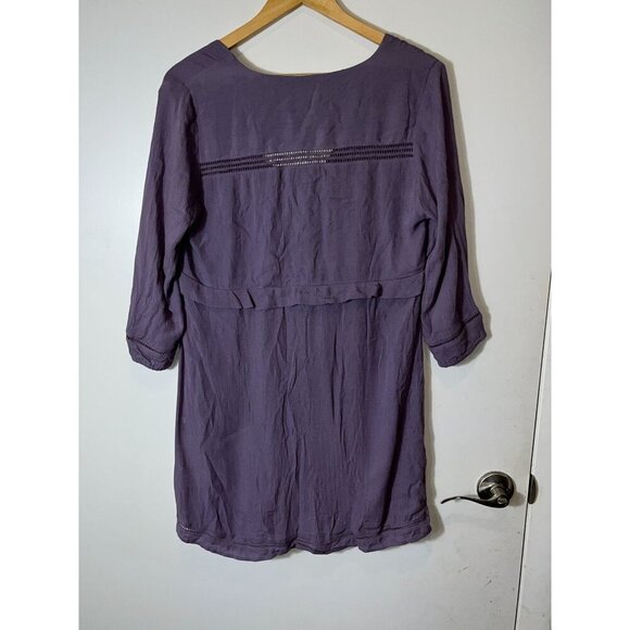 NWT Tavik+ Purple Benson Sage Womens V-Neck Mini Dress Womens ize Small - Picture 6 of 10